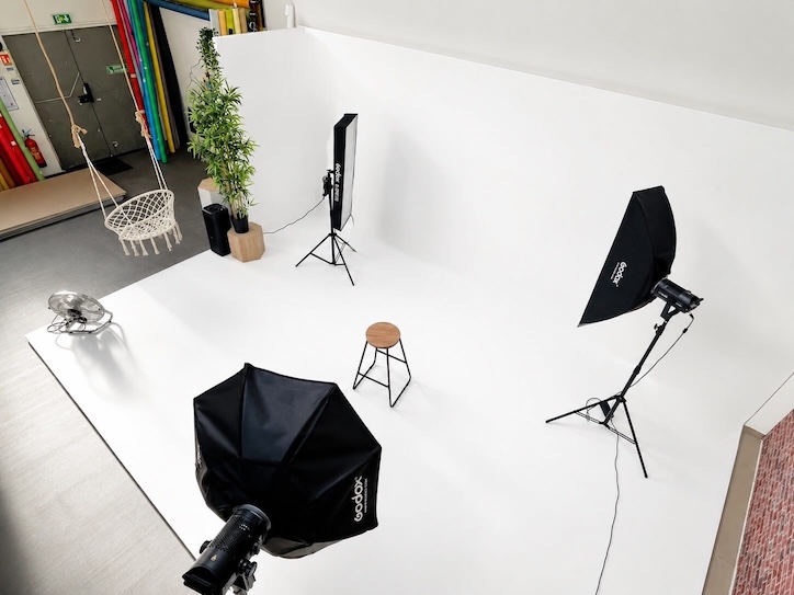 Cyclorama blanc 6 mètres Studio Z