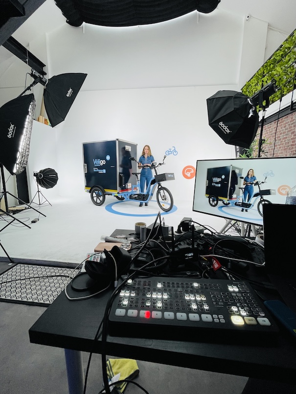 Tournage au Studio Z